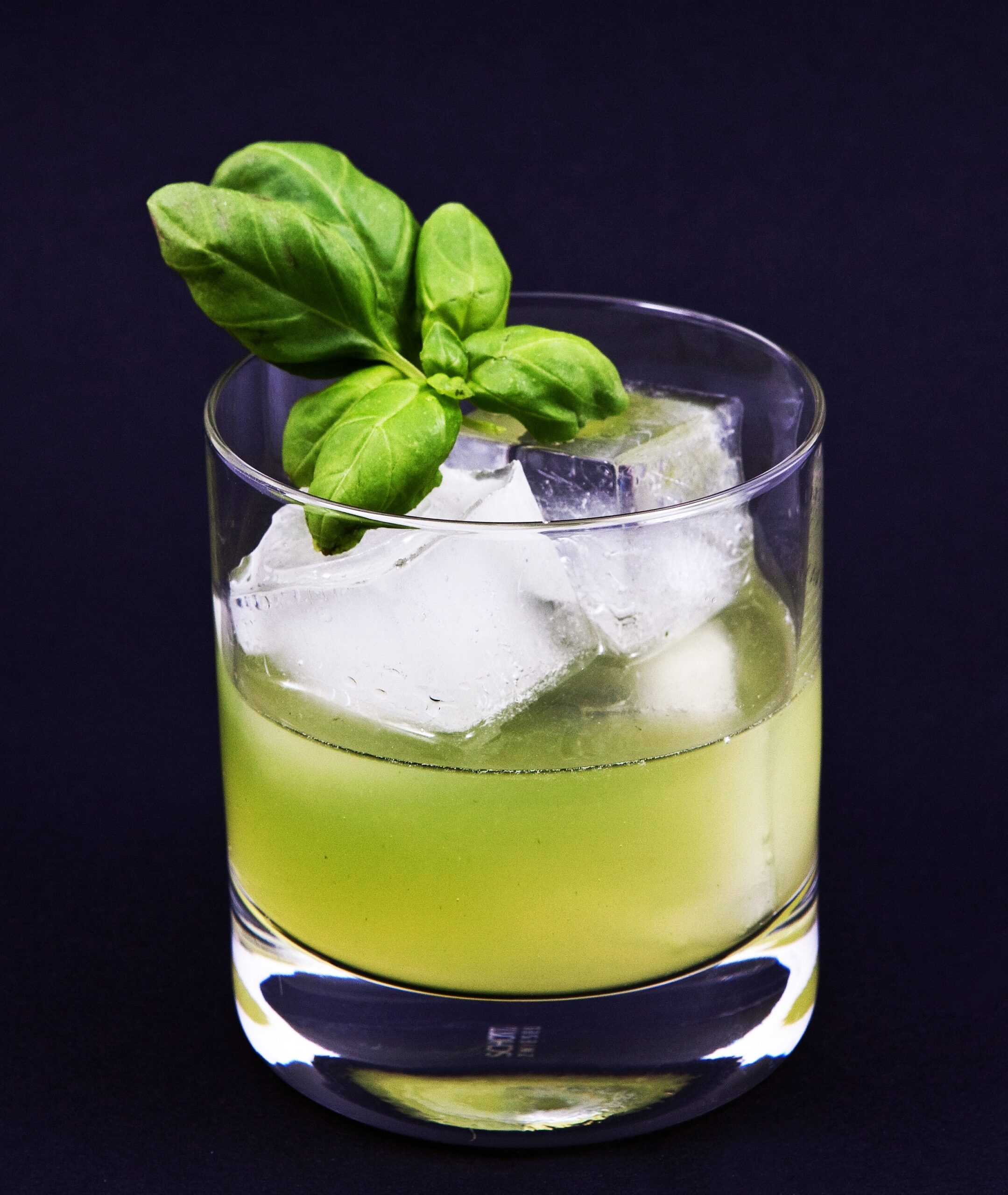 Gin Basil Smash Cocktail and beer